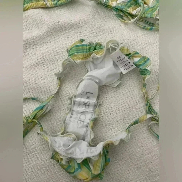 L*SPACE Over The Rainbow Bikini | Roger Bitsy Bottom + Maggie Top | Sz S - Picture 4 of 5